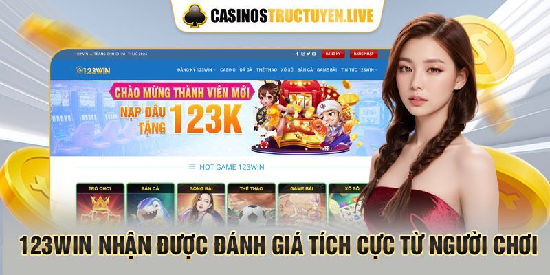 123win nhận được đánh giá tích cực từ người chơi